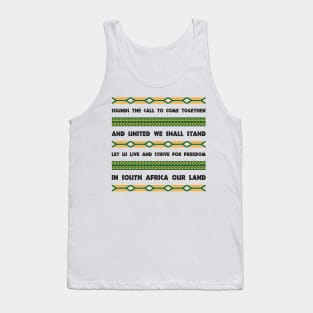 South Africa national anthem Tank Top